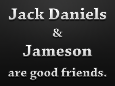 Good Friends dark fireworks fun retro