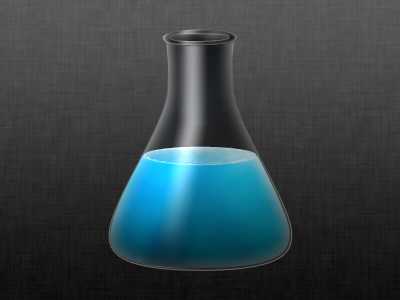 Vector Flask blue flask layer styles vector