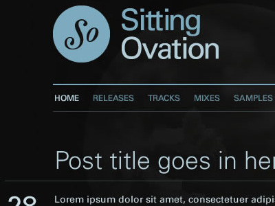 Sittingovation Site V02 20101004 R1 C1 blog circle dark univers