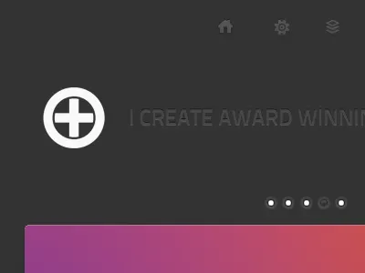 Two Navs menu navigation slider web