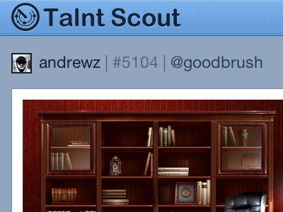 Talnt Scout curated dribbble api