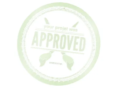 Approval Stamp stamp