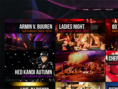 Event tiles css3 event jquery tiles