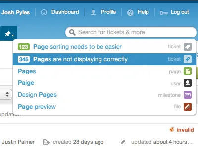Lighthouse - Live Search 3.0 lighthouse mockup search