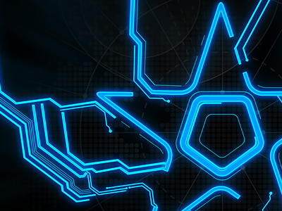 XI black blue circuits glow hud personal star stuff