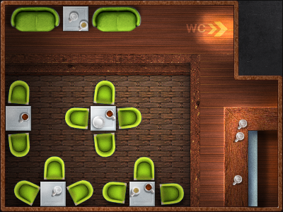 Bzoonk - virtual drinking 2d arcade design facebook game hand level paint pixel texture