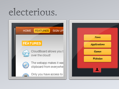 Electerious V2 clean portfolio site website