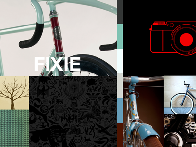 Fixie design direction mood board