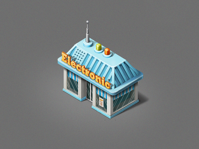 Electronic store building facebook game store