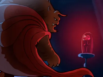 Beauty and the Beast illustration beauty and the beast illustration photoshop