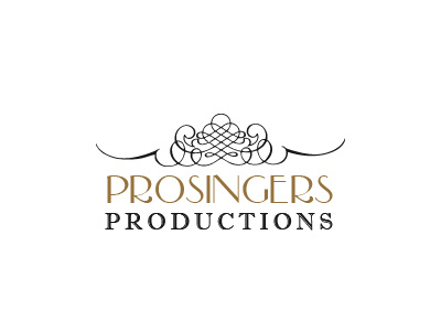 Pro Singers Productions branding classy entertainment logo ornament production