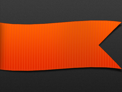 Orange Ribbon flag orange ribbon