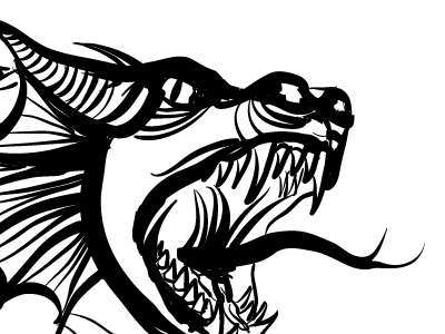 Los Dragons pixar hire me sketching