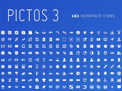 Pictos 3 HAS LAUNCHED! design icons pictos user interface website