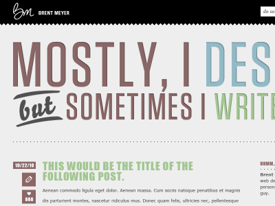 Tumblr theming blog tumblr typography web design