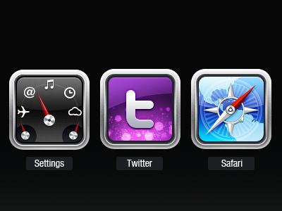 Border Overload borders dashboard icon icons safari settings tweetie twitter