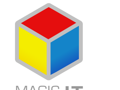 Magic it update cube illustrator logo magic it rubiks