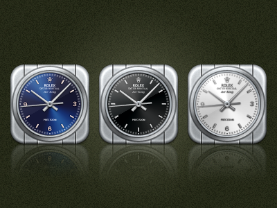 Clock air king icon iphone rolex wip