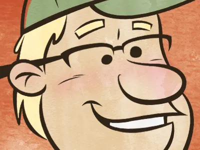 Portrait illustration retro watercolor