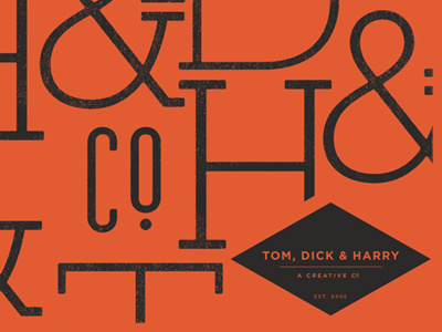 TDH branding design illustration logo typography