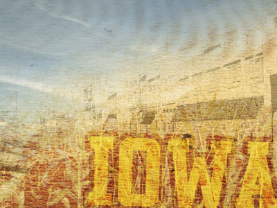 Iowa corn iowa small town state