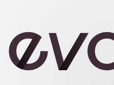 evolve gradient logo type