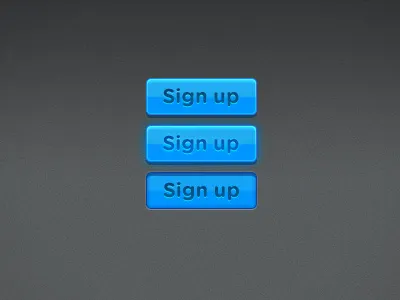 Sign Up Button active blue button hover sign up ui