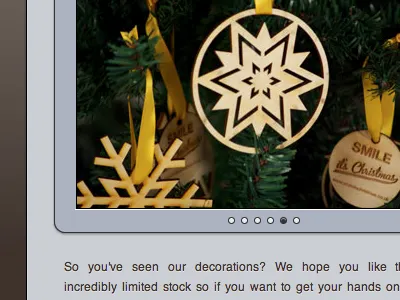 Slideshow UI ui web design