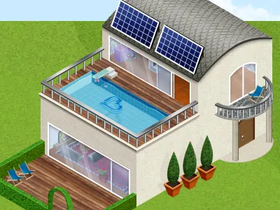 Fliplife Mansion estate fliplife mansion pixelart villa