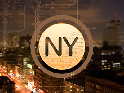 NY ny photoshop typography