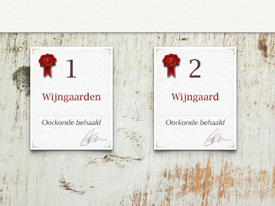 Wine Certificates certificate icon paper texture