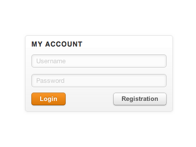 Login Form form login minimal white