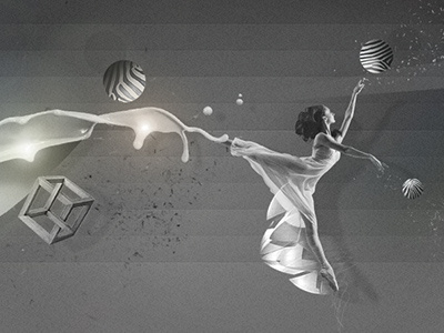 Web header cinematic dance danse graphic design illustration noir web design webdesign