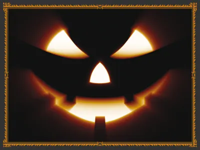 Happy Halloween! black halloween orange pumpkin