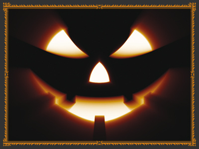 Happy Halloween! black halloween orange pumpkin