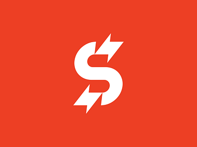 Letter S Thunder (Logo For Sale) bolt brand branding electric energy identity lettermark logo logomark minimal modern s simple thunder volt