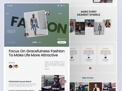 Anua-Fashion Website Landing Page clean design clothing design fashion fashion e commerce fashion landing page hero section landing page marketplace minimal modern design motion new noteworthy ui uiux user experience userinterface website website design website designs