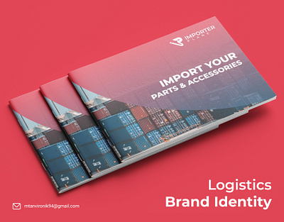 Importer Plane - Brand Identity Guideline. brand book brand identity brand logo branding export import graphic design logistics logistics company logo logo design minimal minimalist modern packaging shipping transport unique