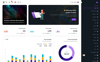 UI Dashboard Design graphic design logo ui