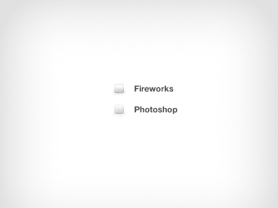 Fireworks Vs Photoshop button checkbox fireworks photoshop