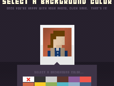 Select A Background Color 8 bit color selector eight bit eightbitme