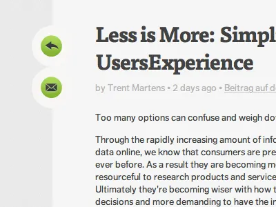 Figuring out the Typo green grey icons light typography web website