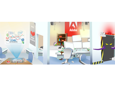 Near Final Banner Illustration adobe blue final fun illustration newsletter spread