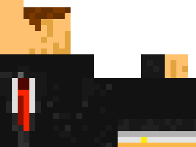 Shirt and Tie dark minecraft pixel art skin