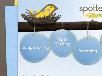 Navigation via Branch blue crafts layers navigation type