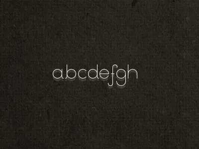 Font idea + First attempt at typography default font shapes unexpected