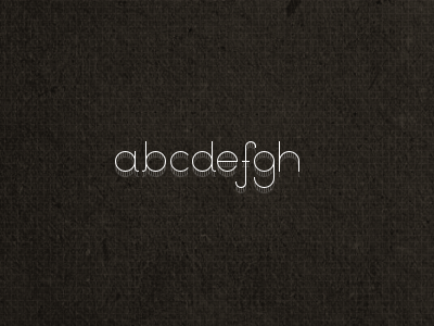 Font idea + First attempt at typography default font shapes unexpected