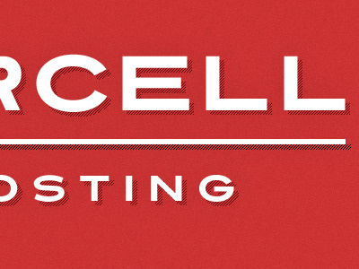 Logo Mockup logo red shadow turnpike white