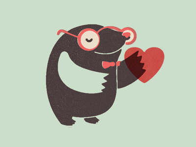 A Mole animals burrowers glasses hearts love moles yard animals