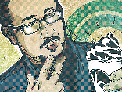 Ali Final illustration portrait texture vector